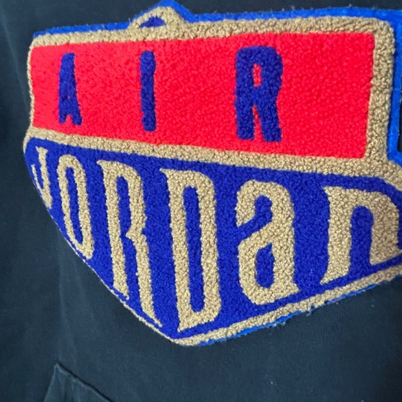 Air Jordan black pullover hoodie, size men's S - Picture 2 of 9